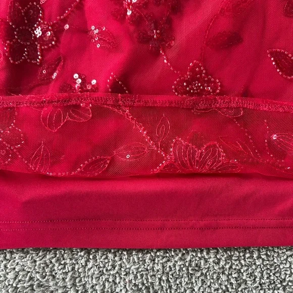 Peppermayo Red Strapless Dress - Picture 7 of 9